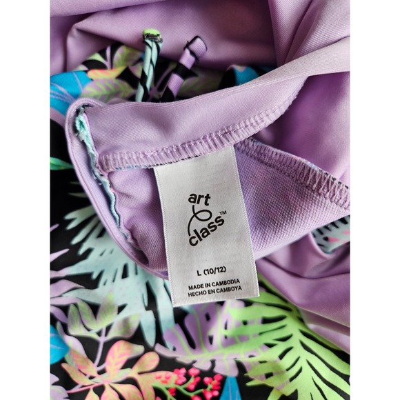 Art Class size 10/12 swimsuits 2 1 pieces 1 short 1 longsleeve EUC - Picture 9 of 9